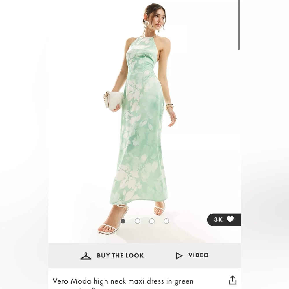 High neck women’s maxi dress